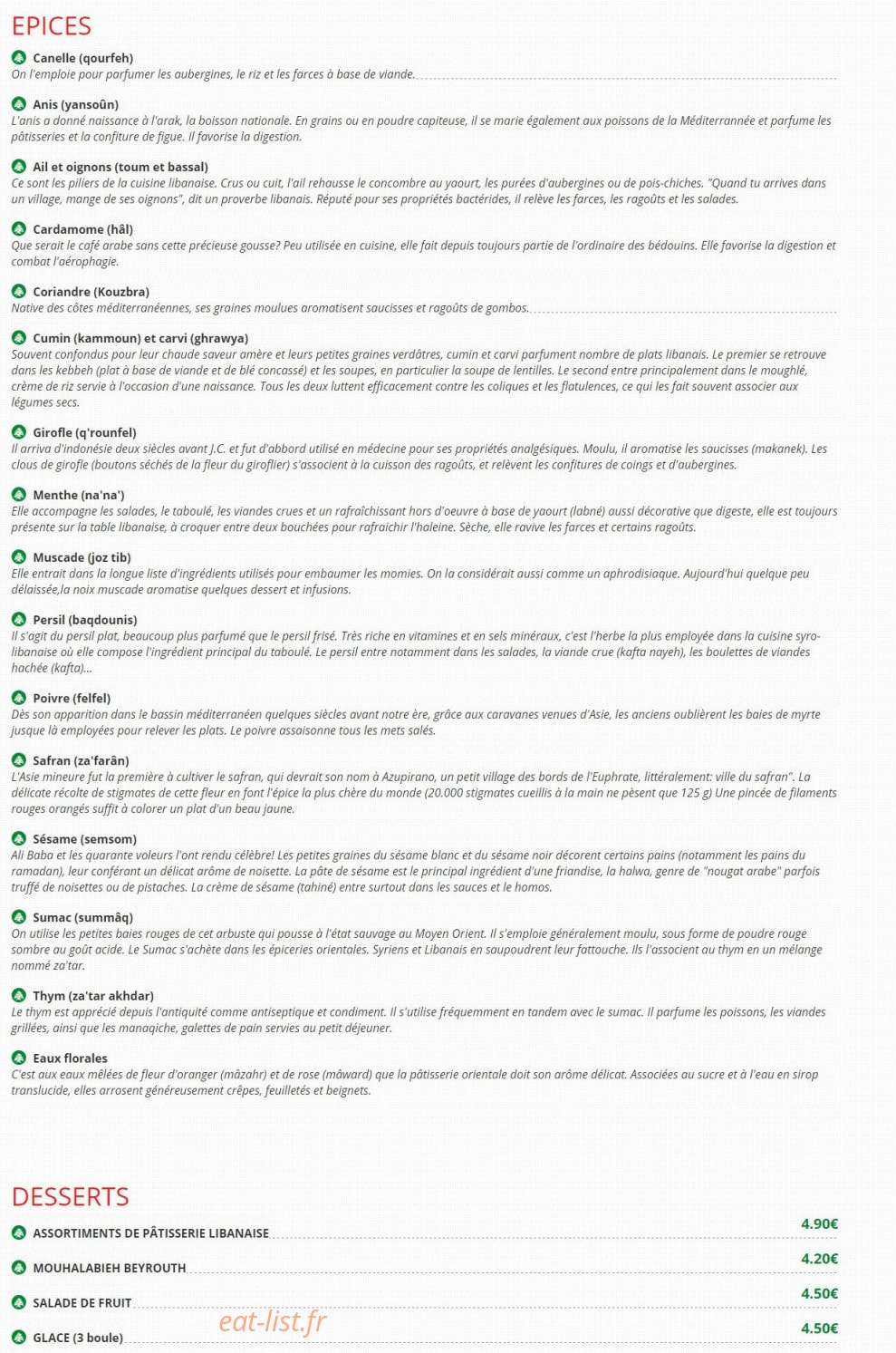 Beyrouth — carte page 5