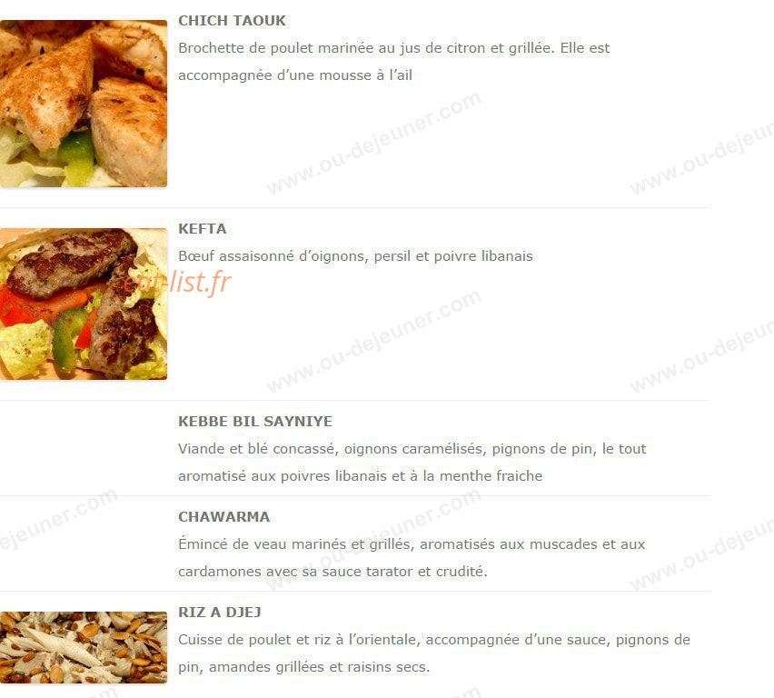 Cedrus — carte page 4