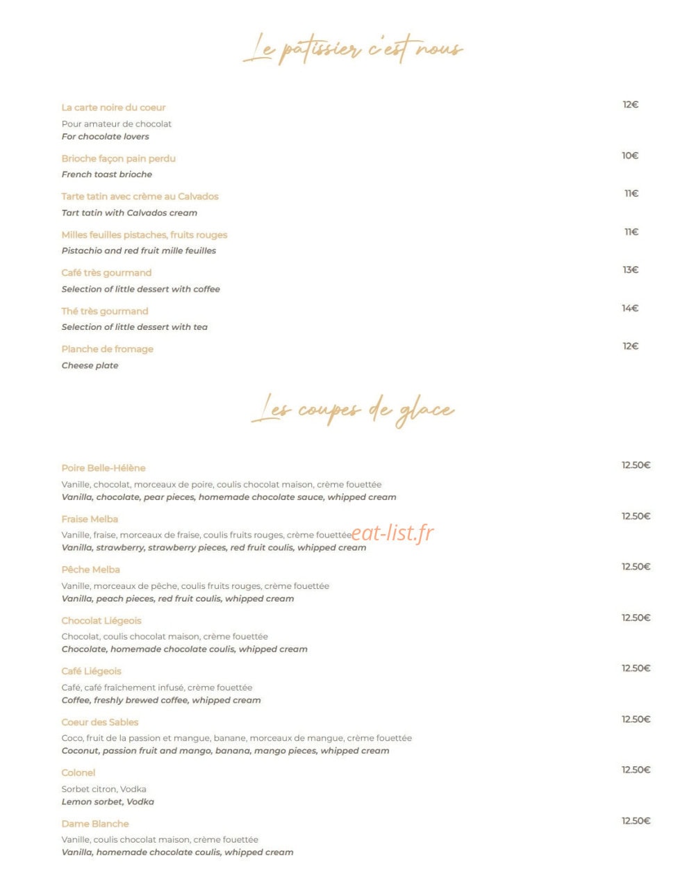 Coeur des Sables — carte page 5
