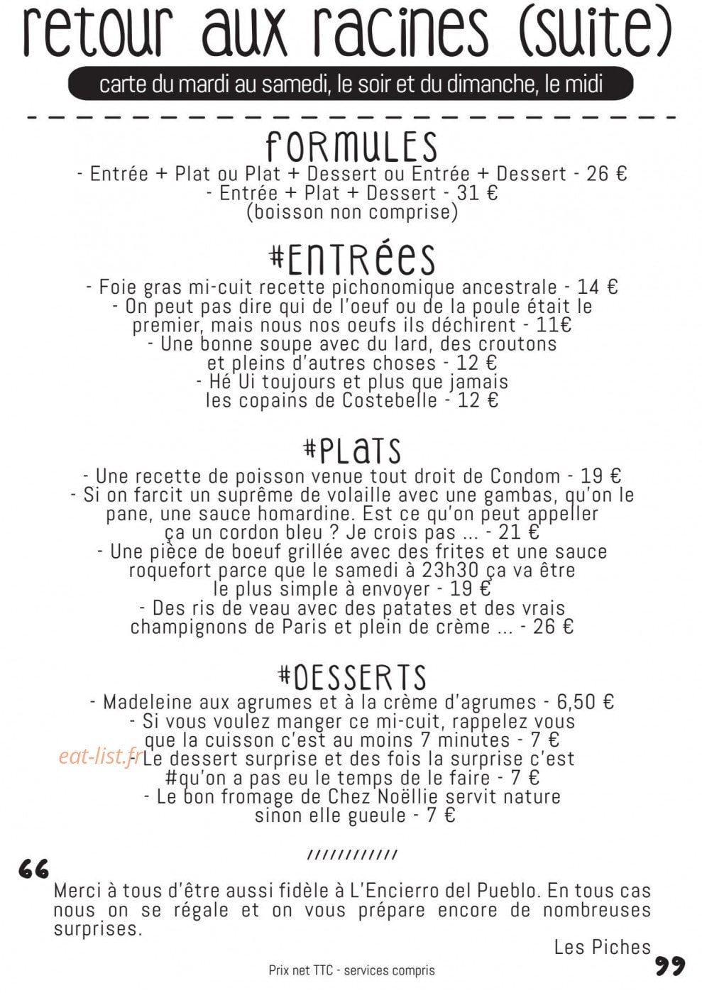 L'Encierro del Pueblo — carte page 2