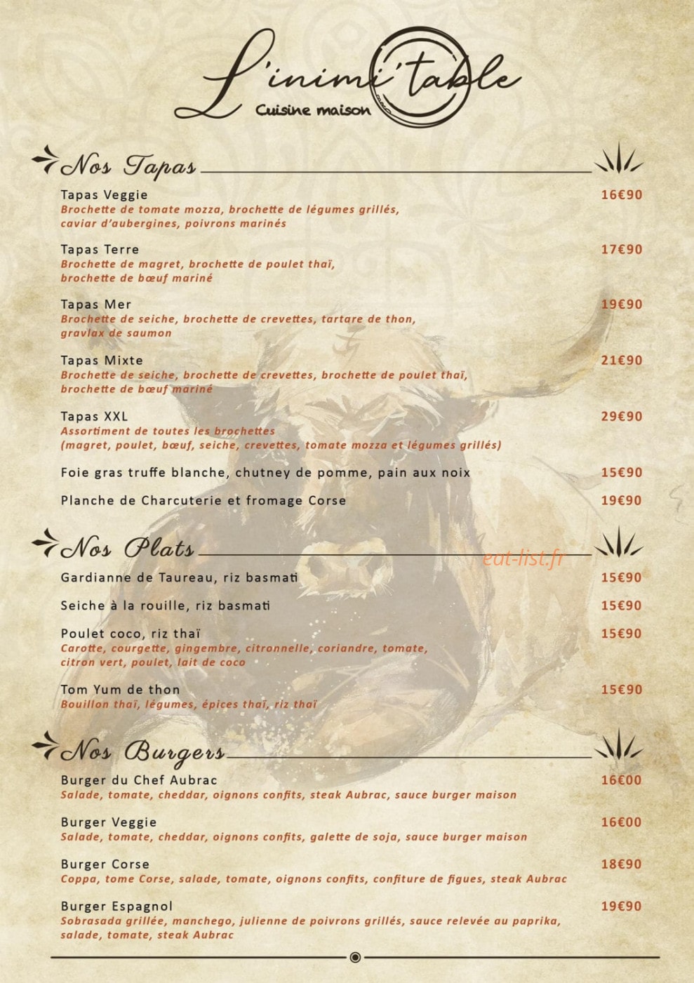 L'inimi'table — carte page 1