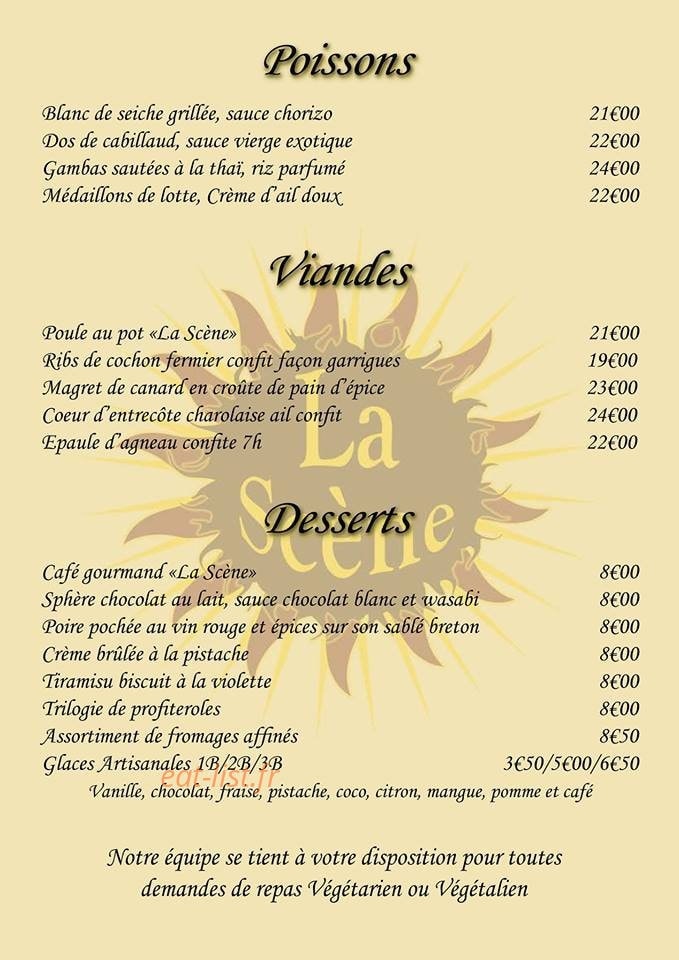 La Scène — carte page 3