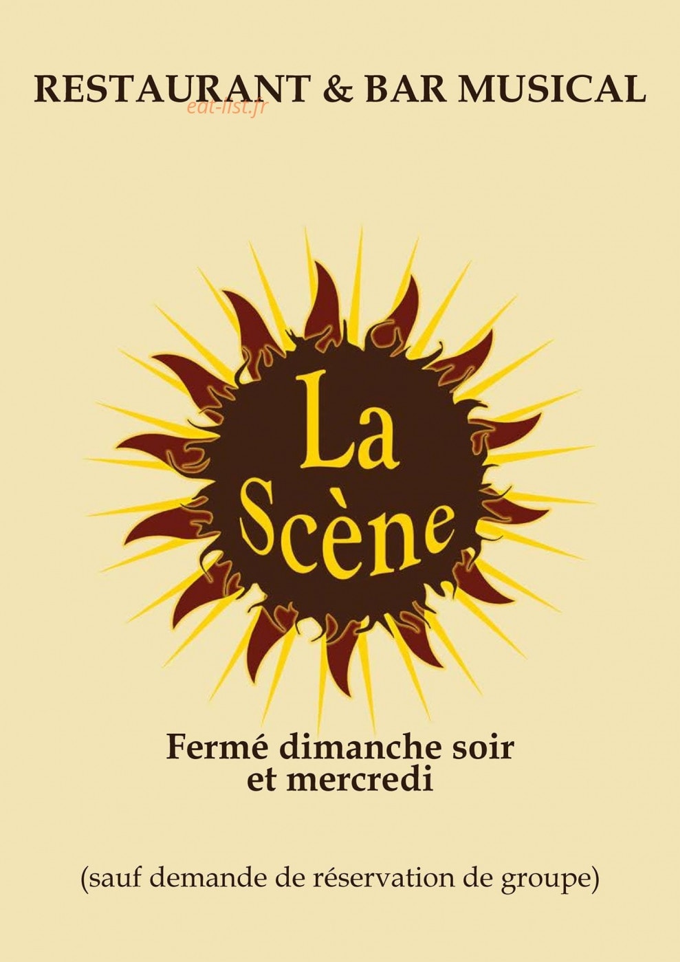 La Scène — carte page 1