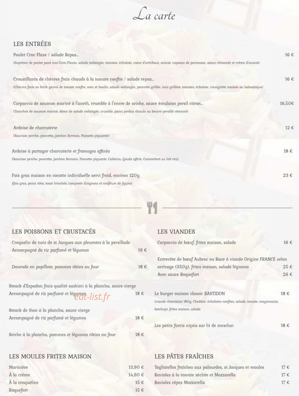 Le Bastidon — carte page 1