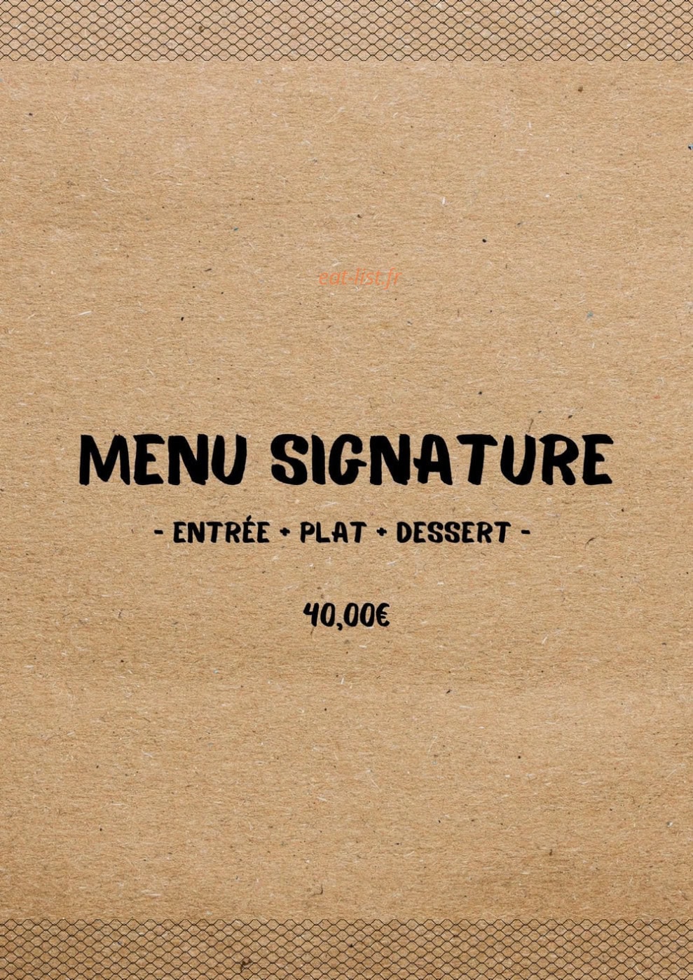 Le Garde-Manger — carte page 1