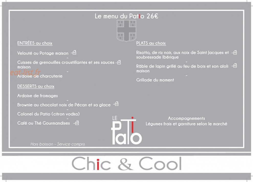 Le Patio — carte page 4
