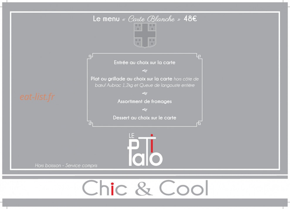 Le Patio — carte page 5