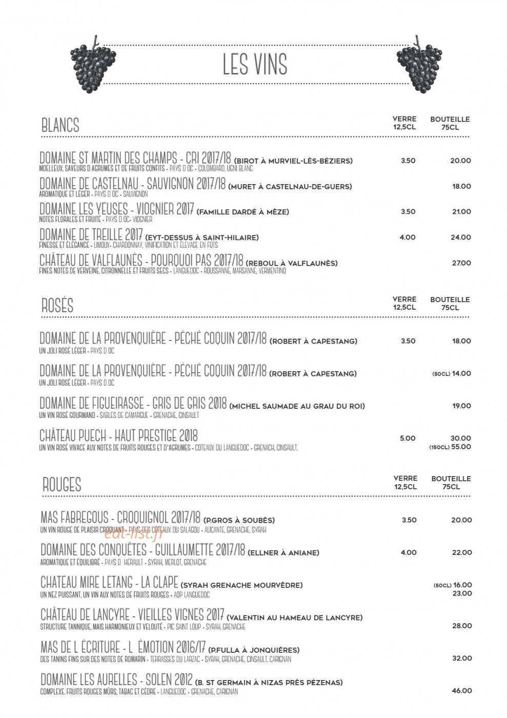 Marcel & Co — carte page 4