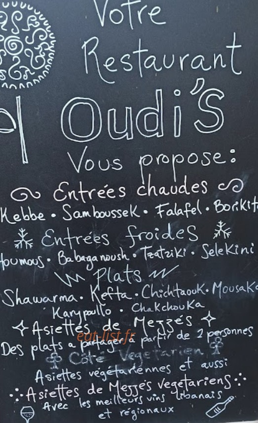 Oudi'S — carte page 1