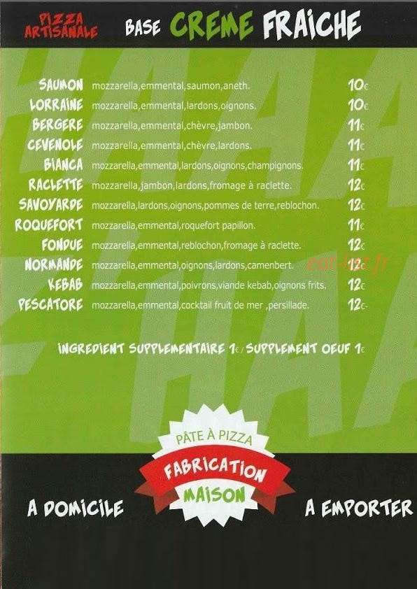 Pizzhaaa — carte page 3