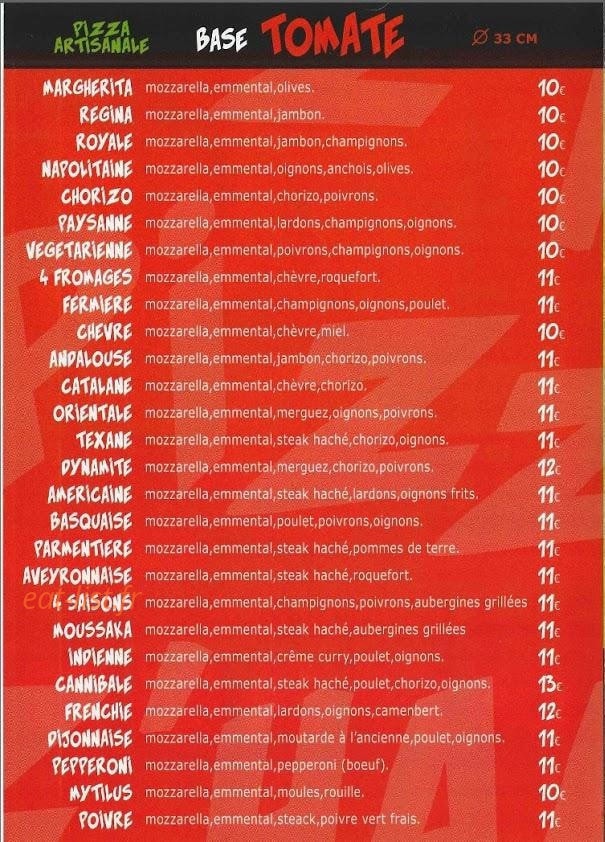 Pizzhaaa — carte page 2