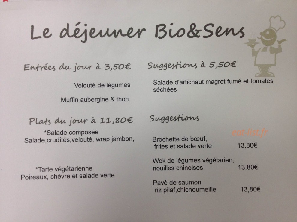 Bio & Sens — carte page 1