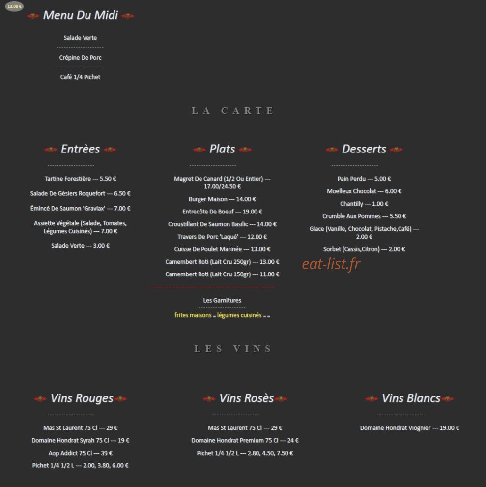 Grill et grillade — carte page 1