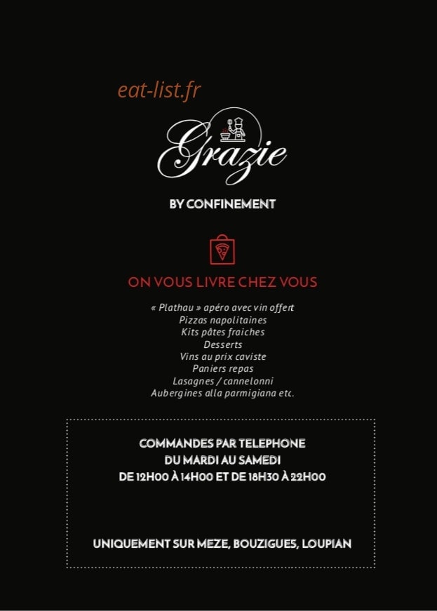 Grazie — carte page 1