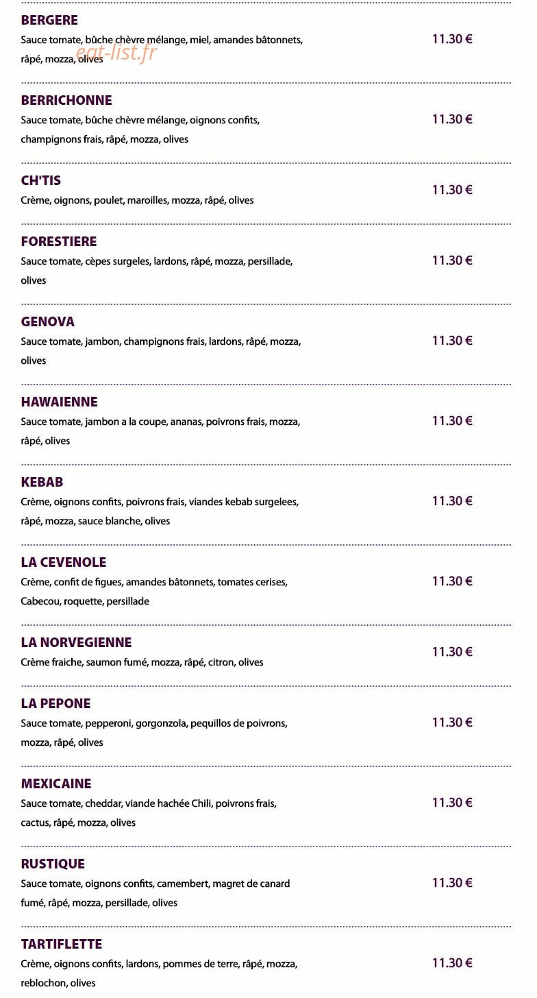 La massilia — carte page 3