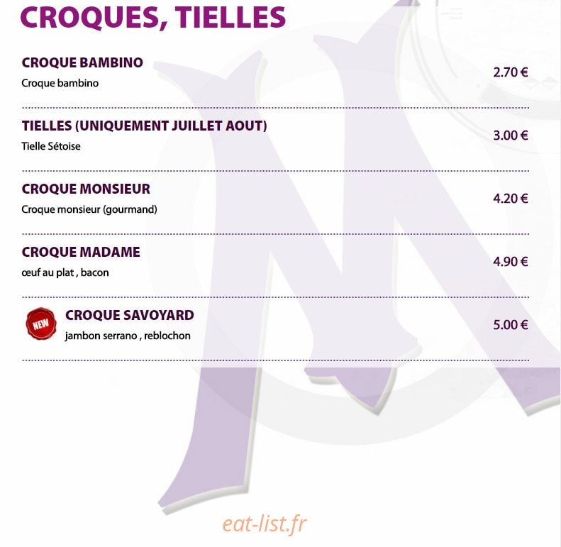 La massilia — carte page 10
