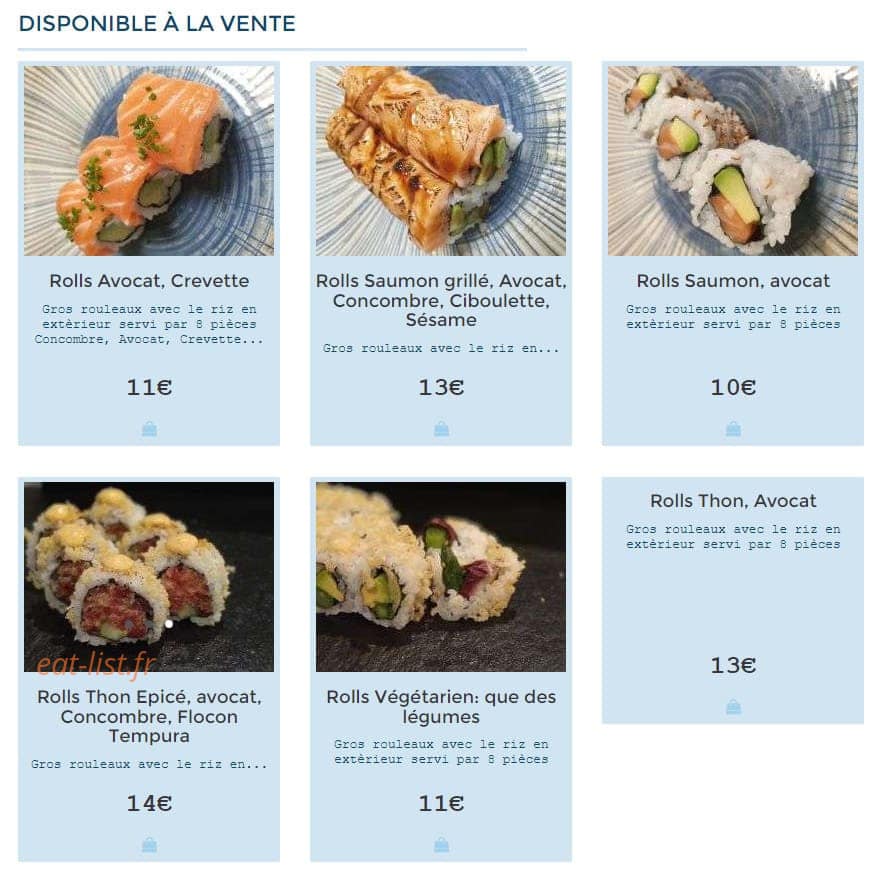 Le Bistrot del Mar — carte page 4