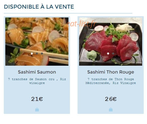 Le Bistrot del Mar — carte page 7