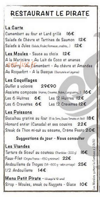 Le Pirate — carte page 1