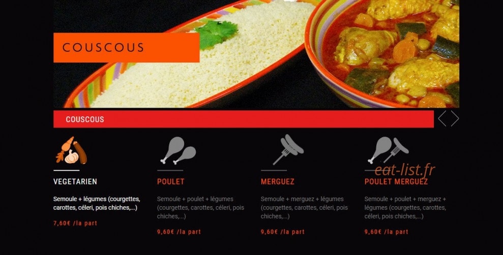 Sésame&Paprika — carte page 1