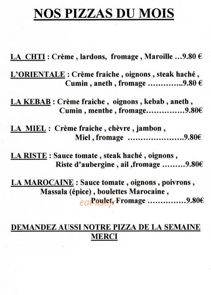 La boite a pizz'' — carte page 2