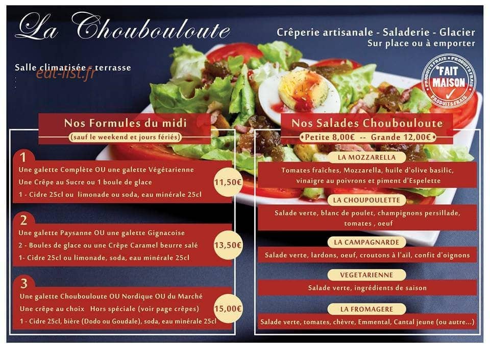 La Choubouloute — carte page 3