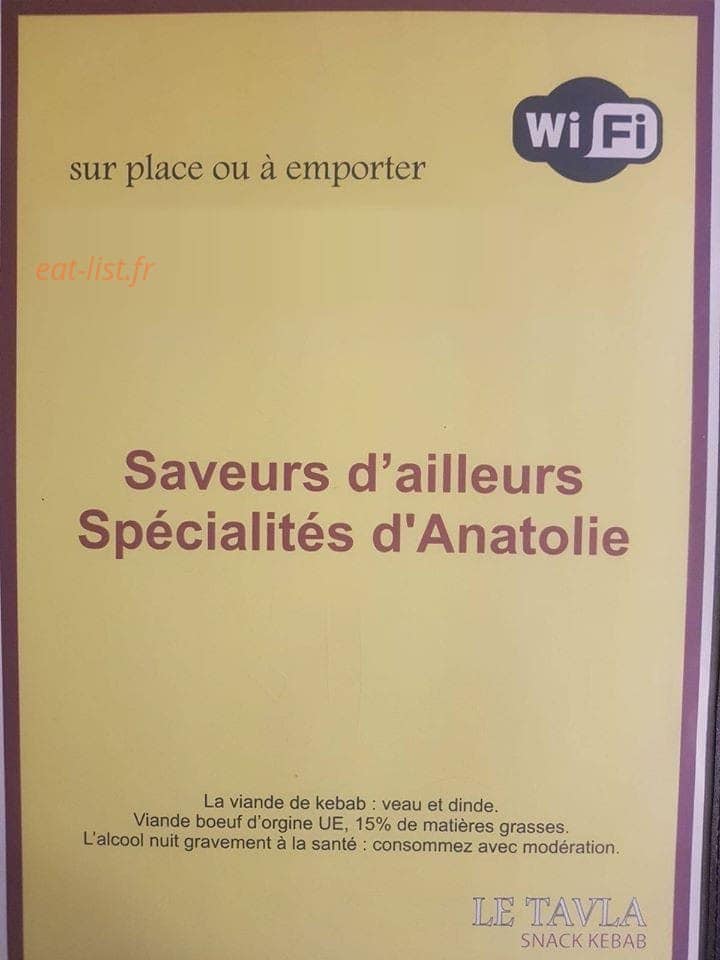 Le Tavla — carte page 6