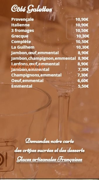 La Taverne de L'Escuelle — carte page 3