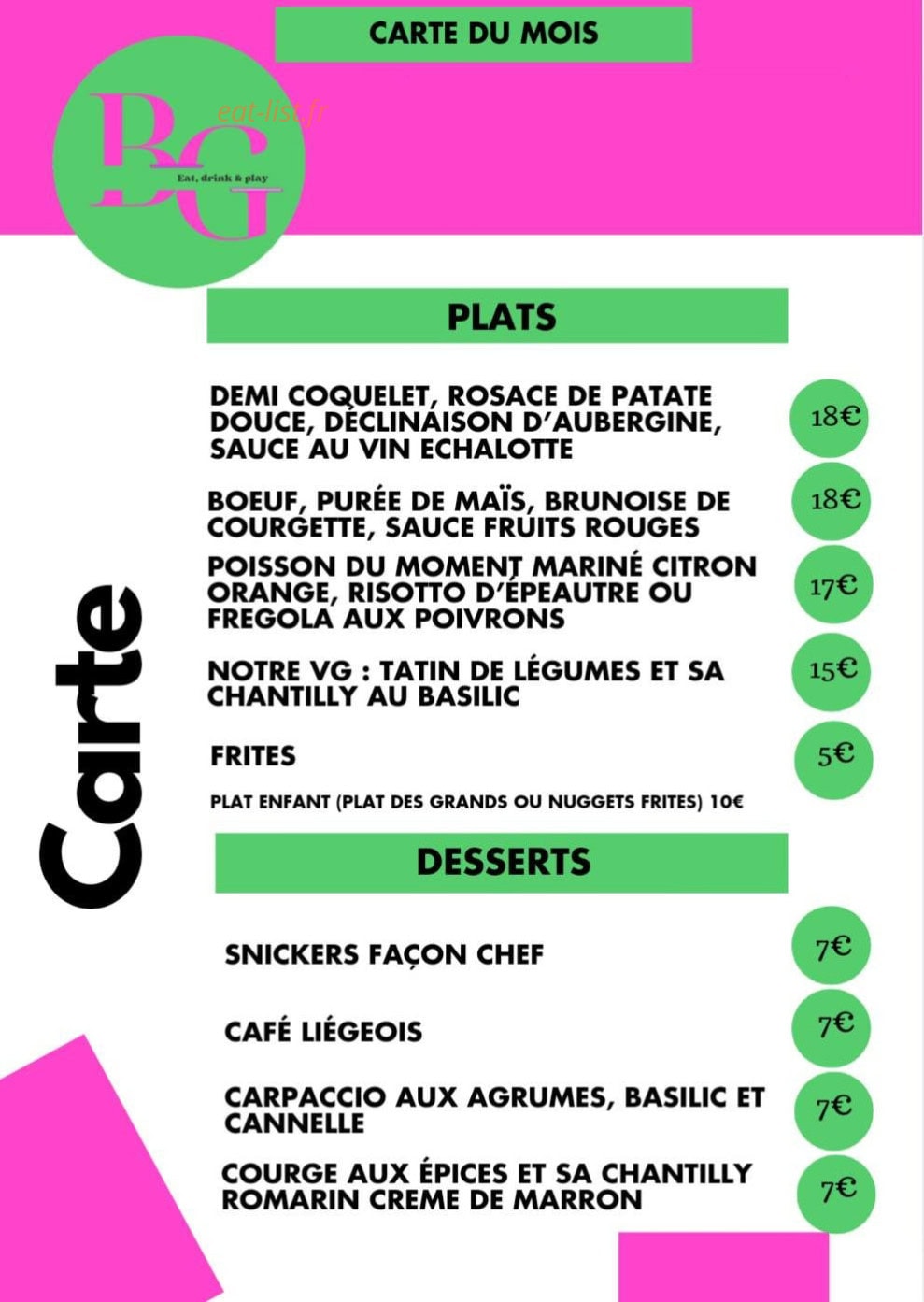 BG — carte page 1