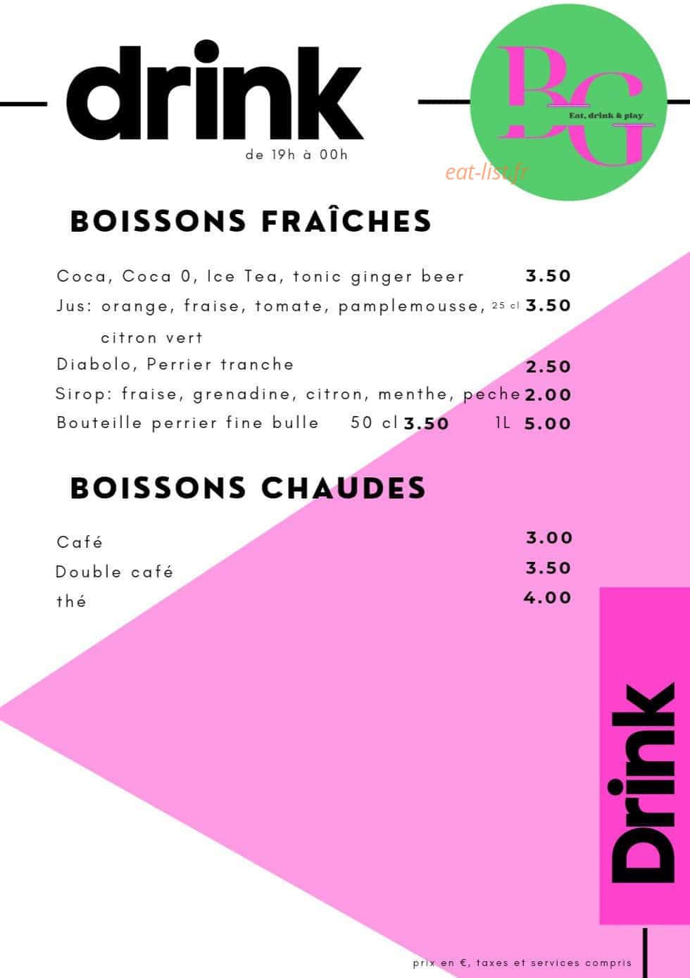 BG — carte page 6
