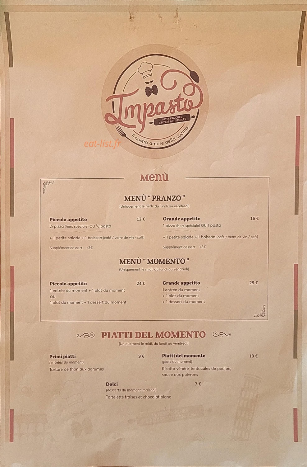 Impasto — carte page 3