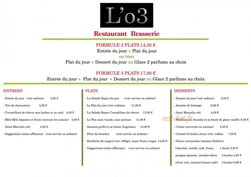 L'O3 — carte page 1