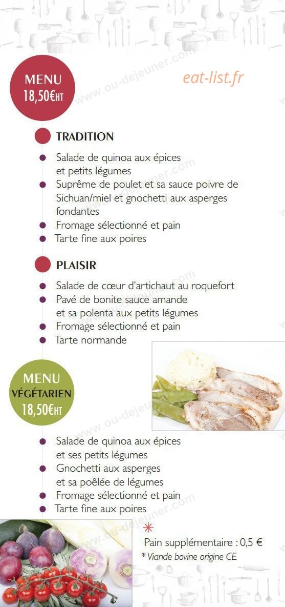 Ateliers Gourmands — carte page 3
