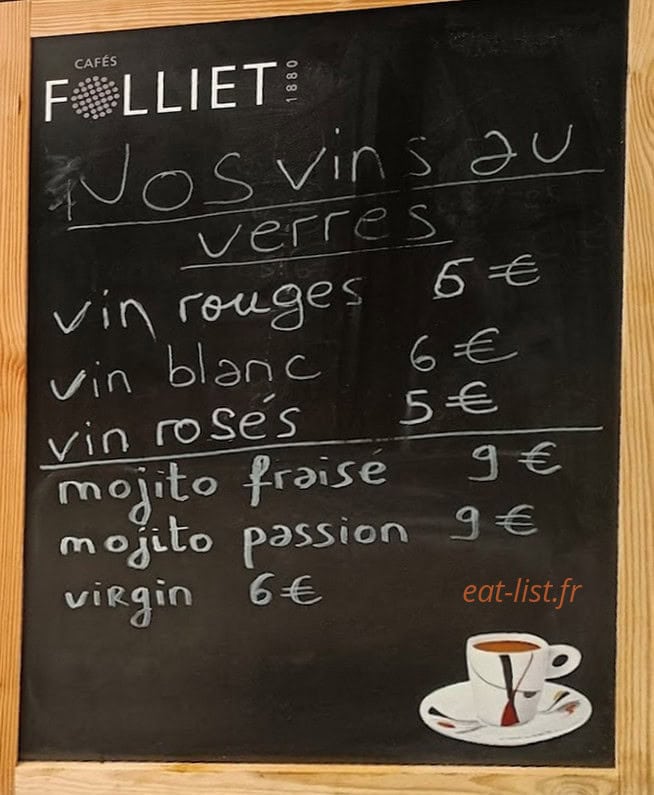 Au Bar à Thon — carte page 6