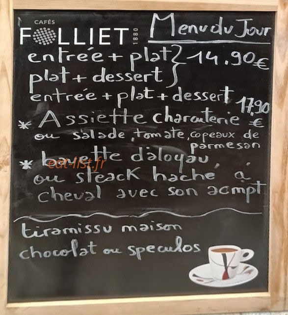 Au Bar à Thon — carte page 5