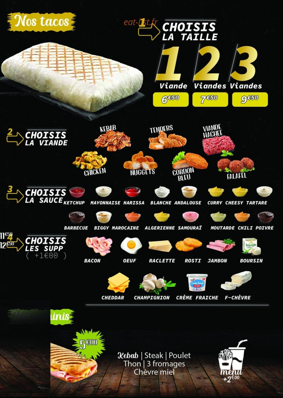 Best Food — carte page 3