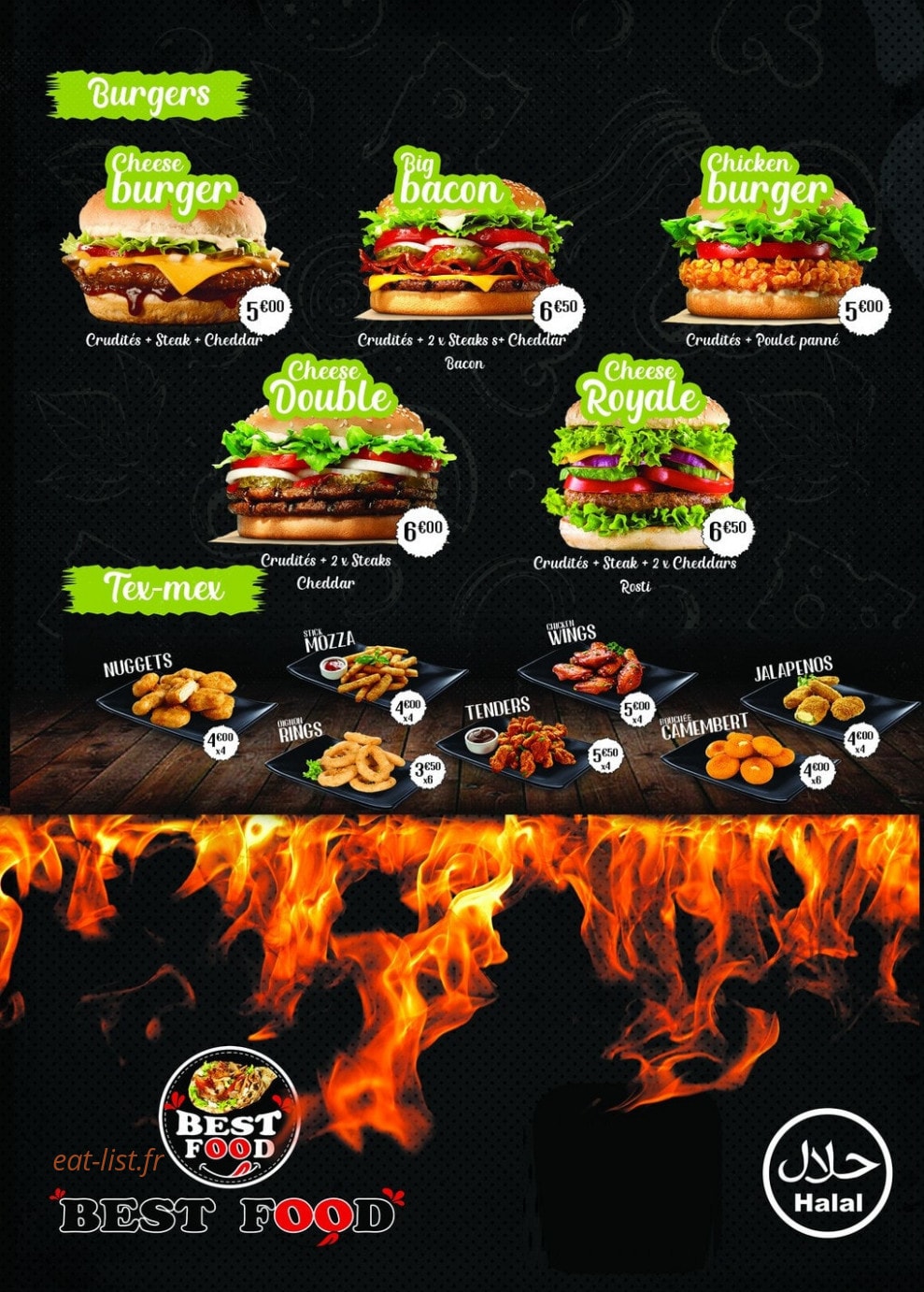 Best Food — carte page 2