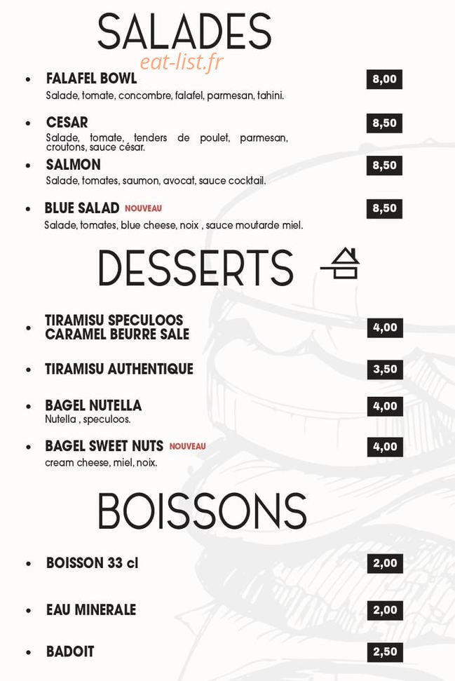 Burger University Millénaire — carte page 3