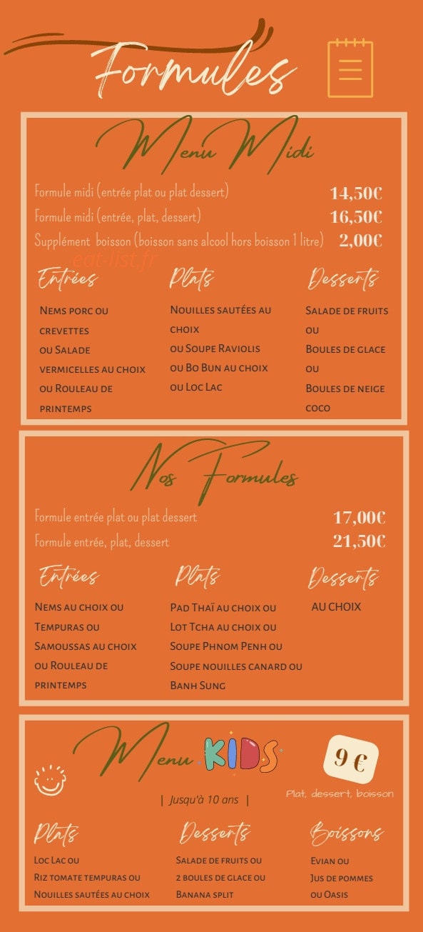 Kim Hi Noodle — carte page 5