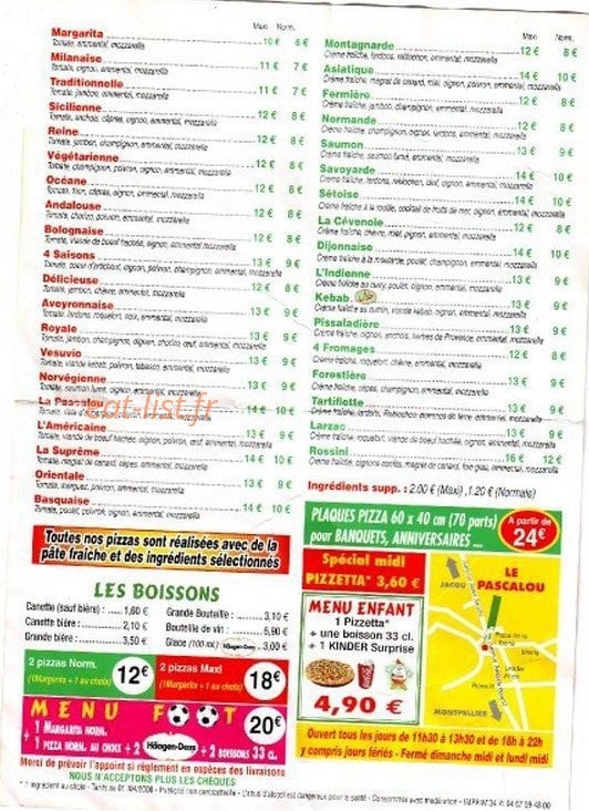 Le Pascalou — carte page 2