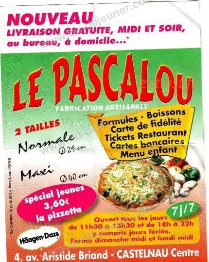Le Pascalou — carte page 1