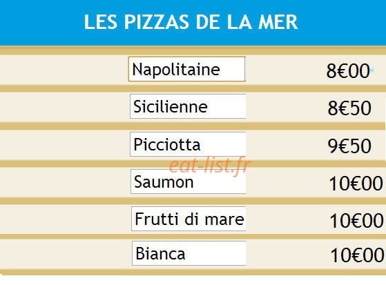 Lorenzo Pizza — carte page 4