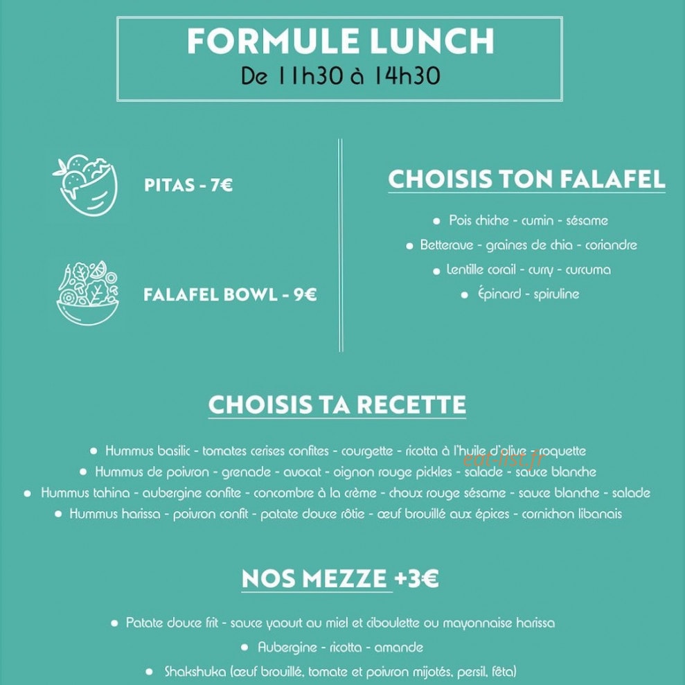 My Falafel — carte page 3
