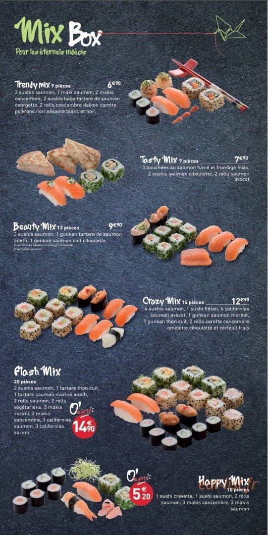 sushi menu description sushi menu description