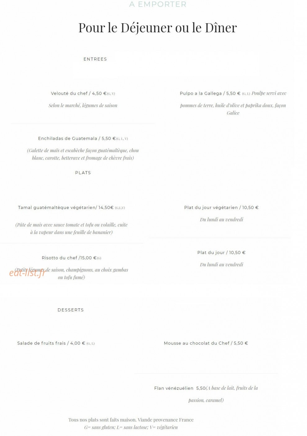 Rêve Du Chef — carte page 3