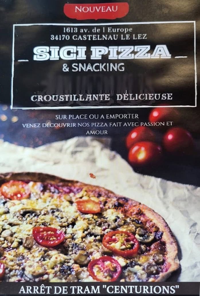 Sici pizza & snacking — carte page 1