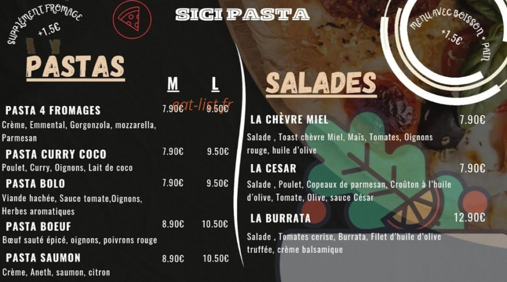 Sici pizza & snacking — carte page 3
