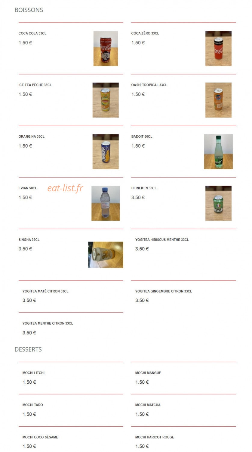 Tastea Canteen — carte page 3