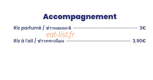 Thai Miam Miam — carte page 7