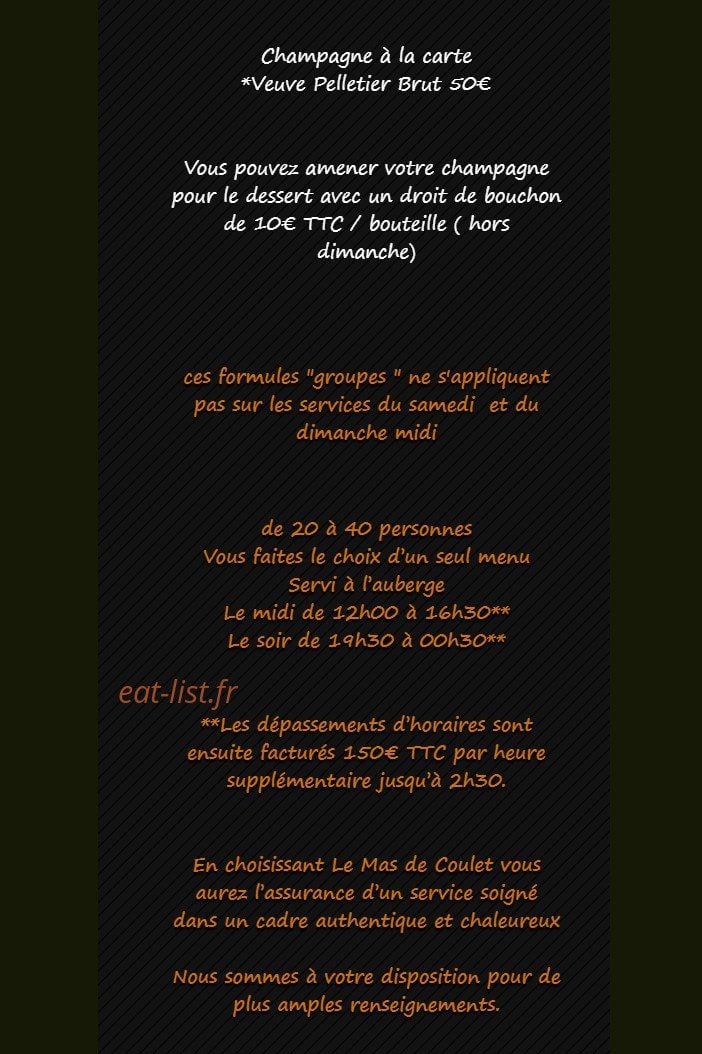 Mas de Coulet — carte page 3